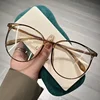 Ultra Light Myopia Glasses Frosted Large Frame Anti Blue Light Myopia Glasses 0 To -4.0 Resin Eyeglass Lenses 3