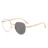Fashion Metal Frame Finished Near Far Sight Glasses Unisex Outdoor Color Changing Multifocal Reading Glasses Diopter Presbyopia 5