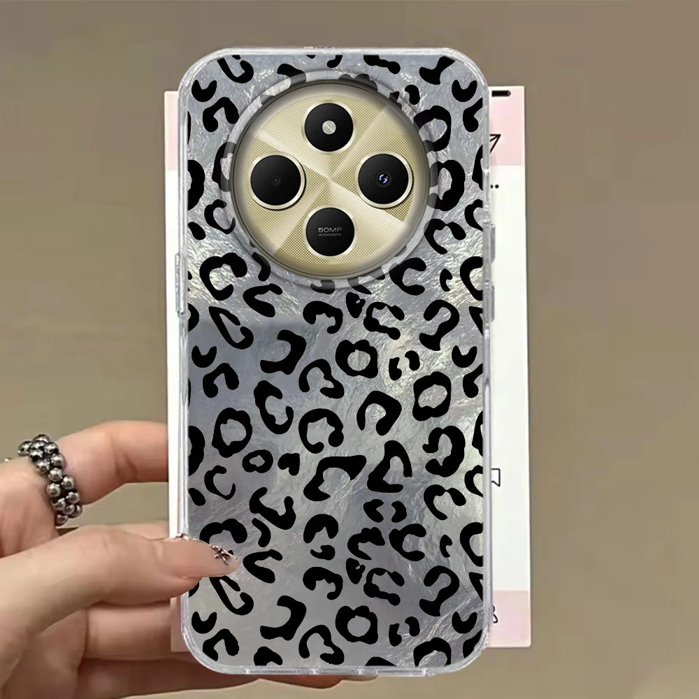 Rosa Leopardenmuster Handyhüllen für Xiaomi Redmi Note 14 13 12 11 11S 10 10S 8 9 Pro 15 15C 13C 14C 9S A3 A1 A3X 9A A2 A5 Abdeckung – Detail 5