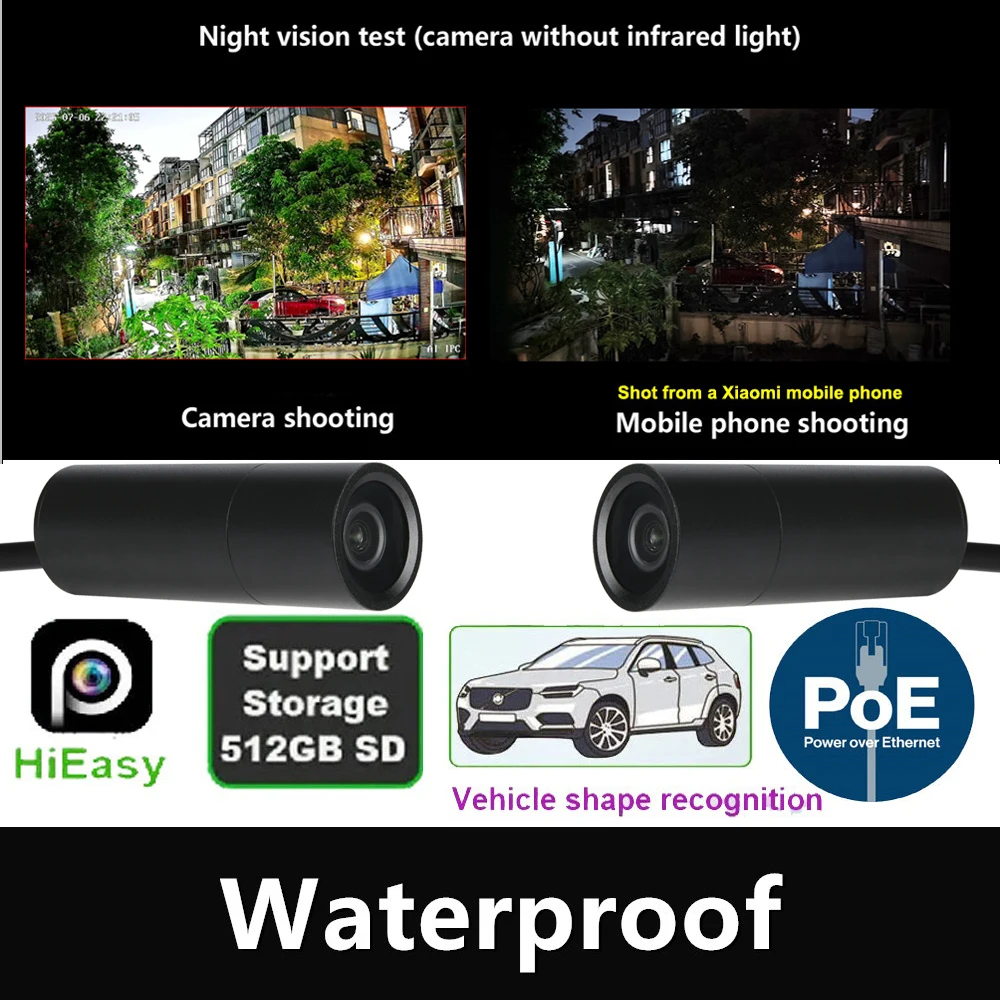 NEW Mini 3K Camera Wireless WiFi Remote Security Monitoring Camera Bullet POE Video Recorder 2025 Smart Home HQ-X06 Industrial