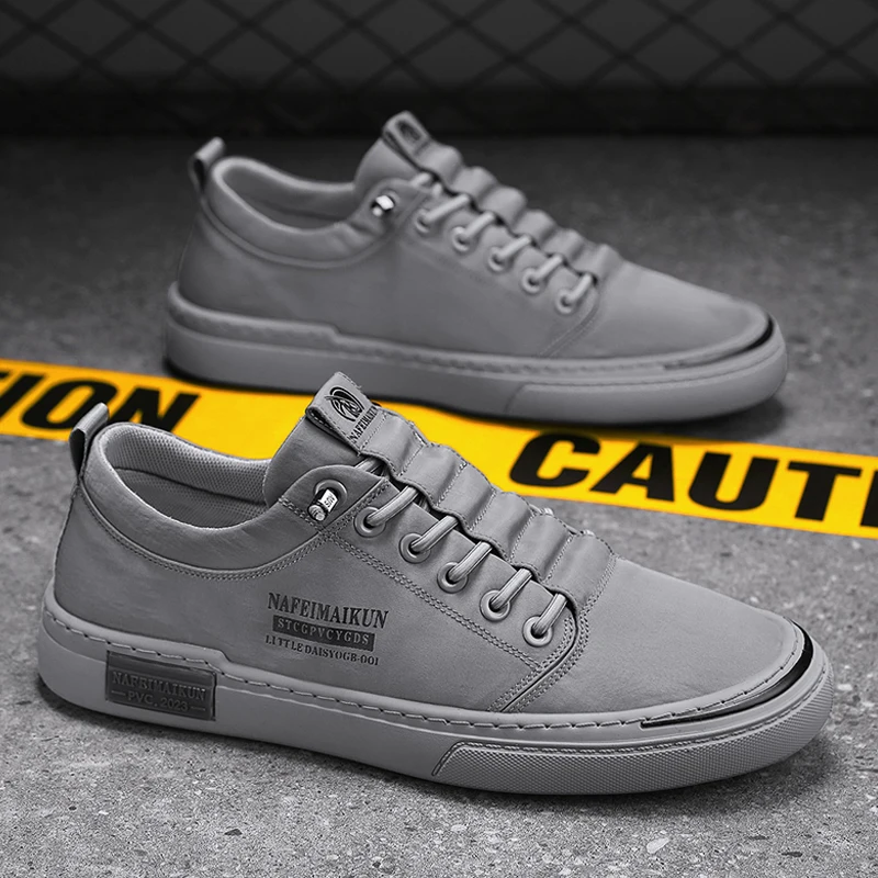 

Кроссовки мужские с вулканизированной подошвой, повседневная спортивная обувь из вискозы, в Корейском стиле, на плоской подошве, для прогулок, лето