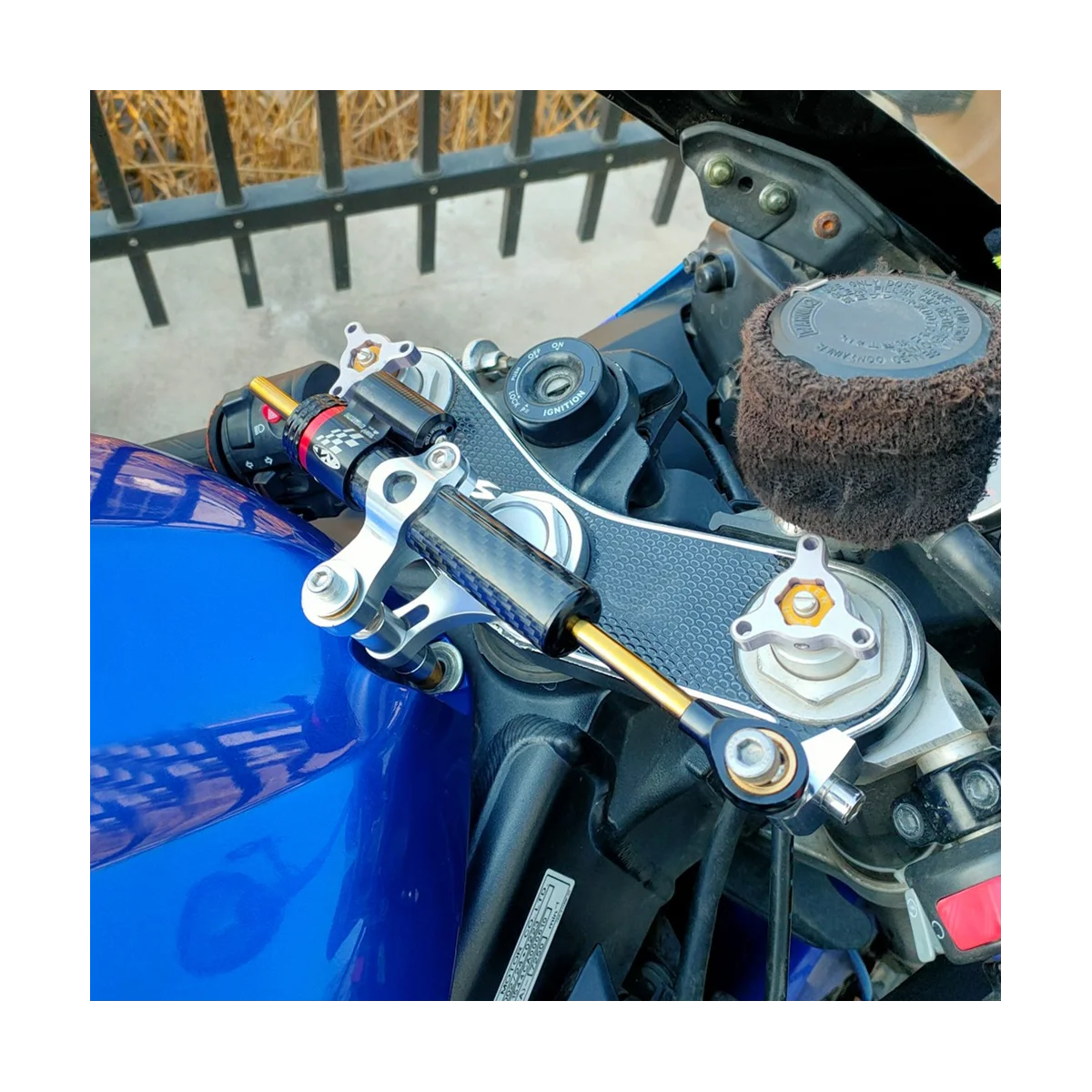 MotorcycleSteeringStabilizerDamperMountingSupportBracketKitfor