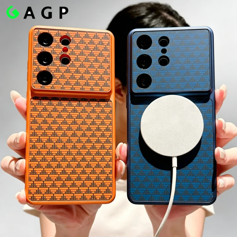 Business for Magsafe Magnetic s26 Plus Phone Case for Samsung Galaxy S26 S25 S24 S23 Ultra S26+ Hard PC Shockproof Cover 1
