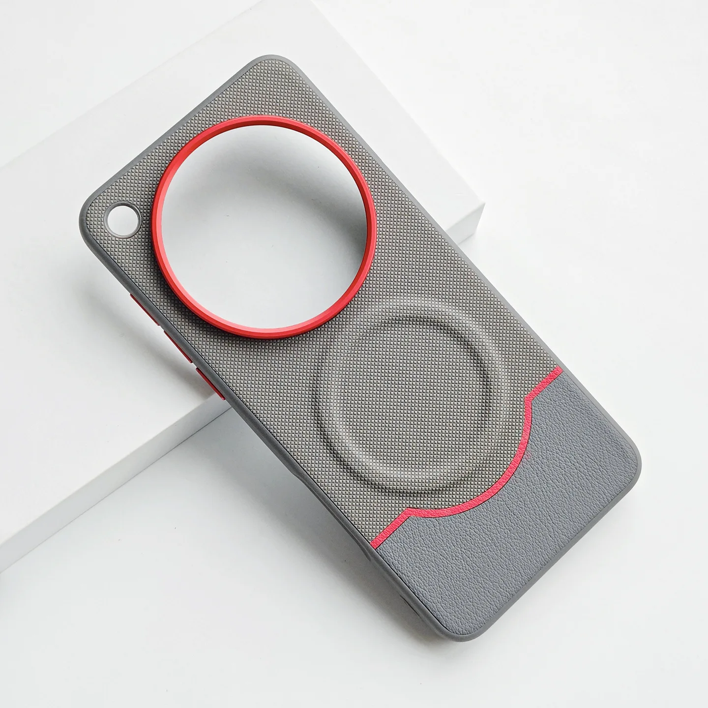 Leather Protective Case with Magnetic Grip - Anti-Drop and Scratch Resistant Cover