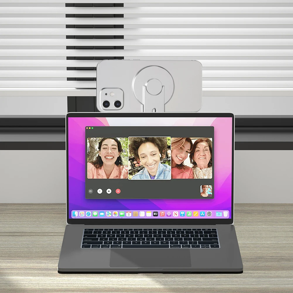 Telescopic Car Phone Holder 180 Degree Rotating Car Phone Holder Mount Portable for Tesla Model 3/Y/X/S for MacBook/iPhone 14 13