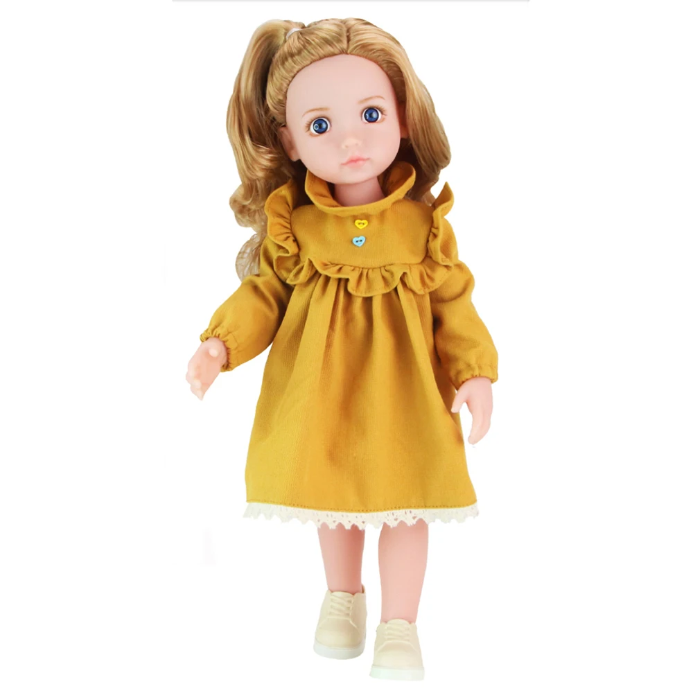 15 Inch Girls Doll Toys for Kids,Fashion Dress Up with Clothes and Shoes,Gifts for Children - 2