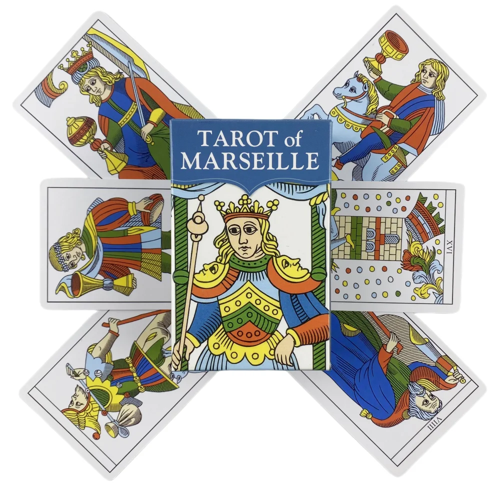 

Rider Tarot Of Marseille Cards Mysterious Lenormand Divination Deck Girl Board Game English Oracle Edition For Party Playing