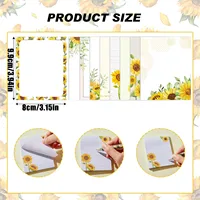 9 Pads Sticky Notes 3.15 x 3.94 Inches Cute Self Sticky Note Pads Colored Adhesive Notepad for Memo Reminder Journal Studying 2