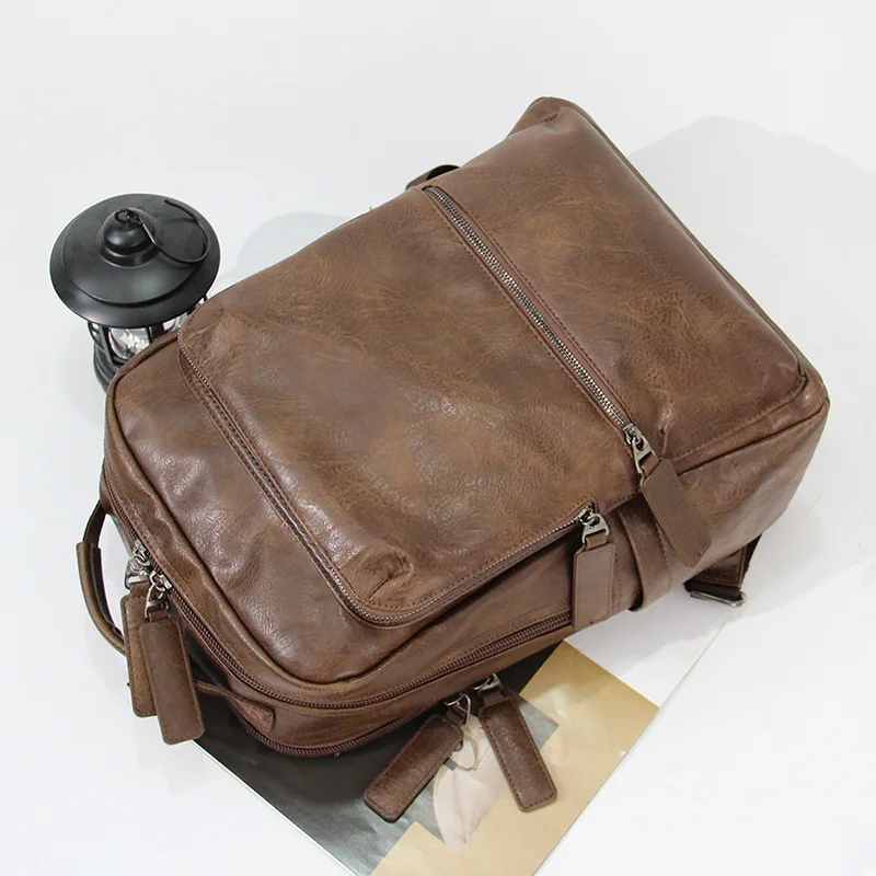 Vintage Men's Backpack with Large Capacity for Laptop, School, Travel