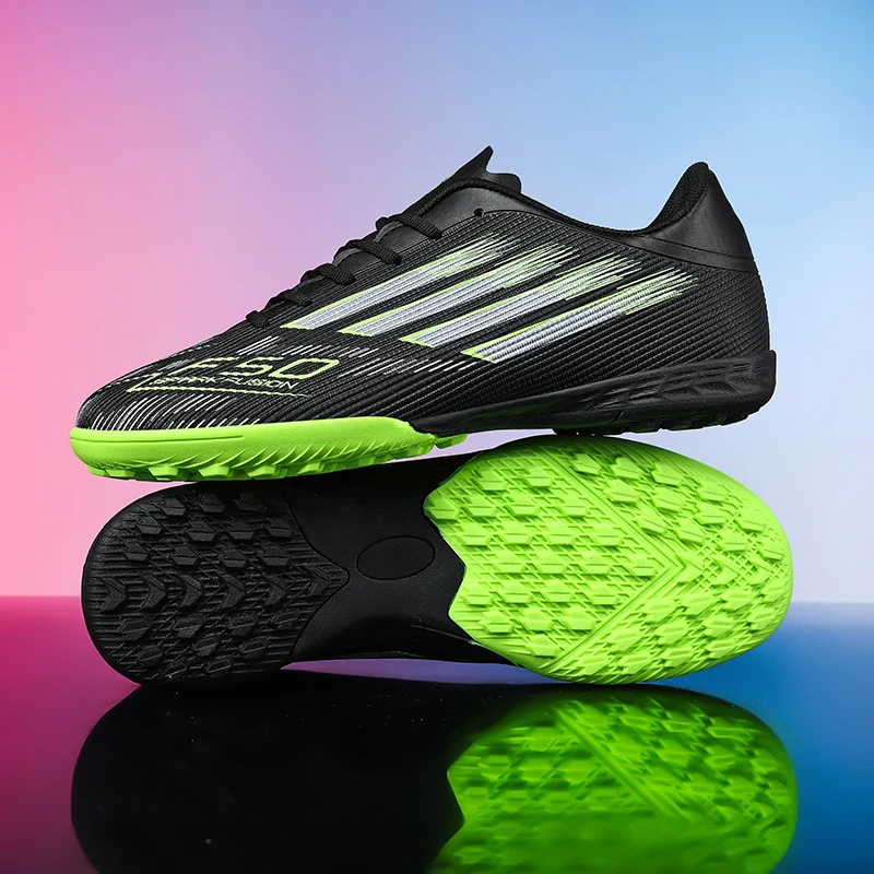 Premium Unisex Non-Slip Ankle Football Boots - Comfortable Professional Soccer Sneakers for Men & Boys
