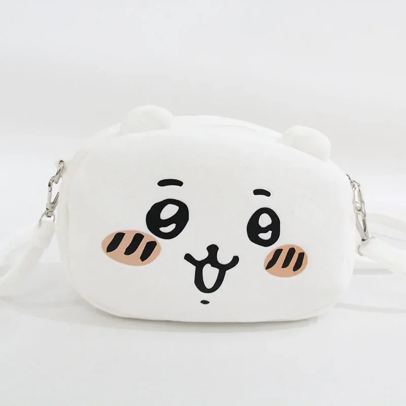 

Fashion Kawaii Crossbody Bag ちいかわ ハチワレ Women Cartoon Plush Shoulder Bags Women Bags Neck Purse Bag Satchel Feminina