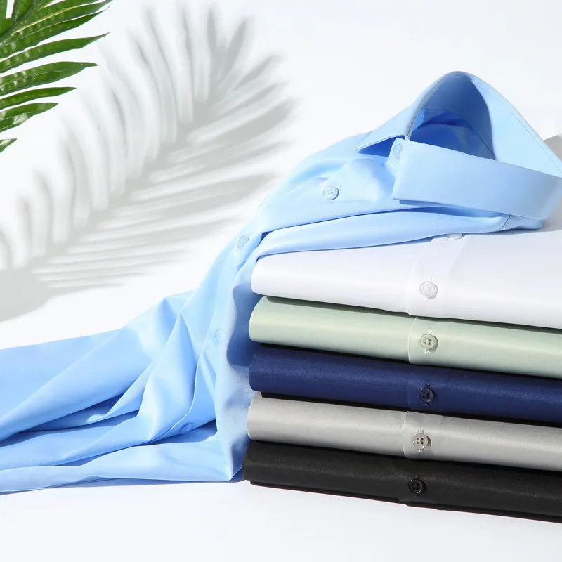 Men Shirts Long Sleeve Dress Shirts Male Slim Social Business Casual Shirt S-6XL dress shirts men casual shirts