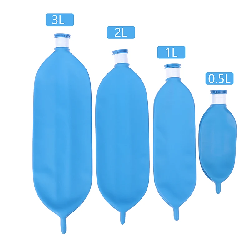 Anesthesia Breathing Tube 1Pc 0.5L 1L 2L 3L Anesthesia Ventilator Latex Airbag Breathing Bag Reservoir Bag Anesthesia Machine Respirator Air Sac