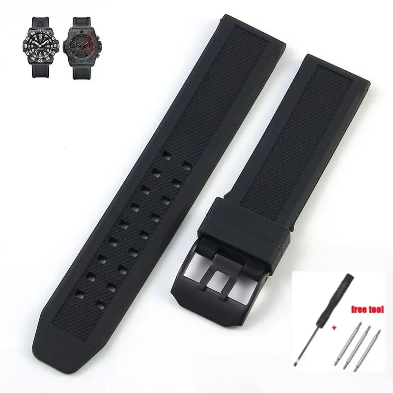 23mm Waterproof Silicone Watch Strap – Sport Dive Band