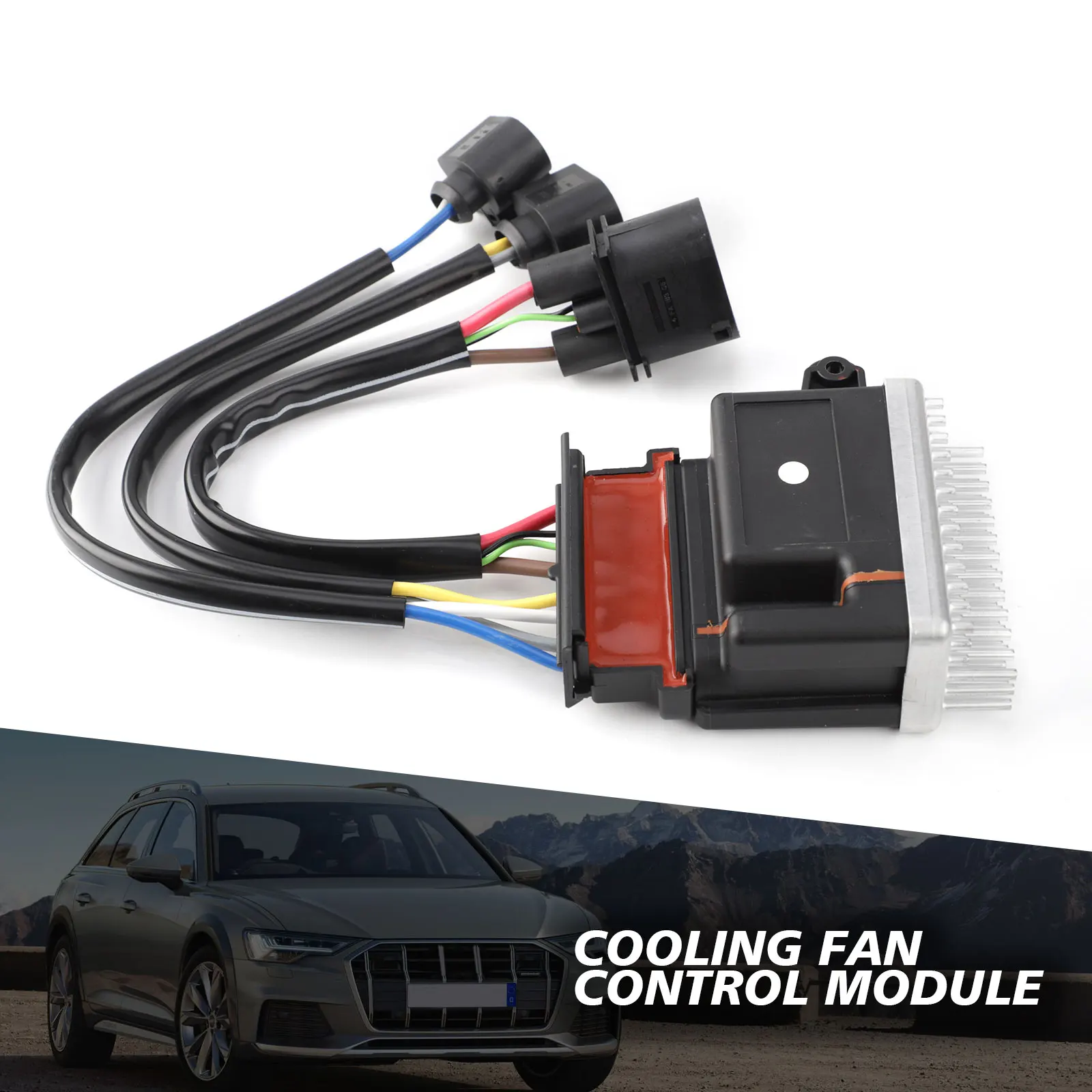Engine Cooling Fan Control Module for Audi 2009- A4 A5 A6 Q3 Q5 A7 RSQ3 8K0959501G