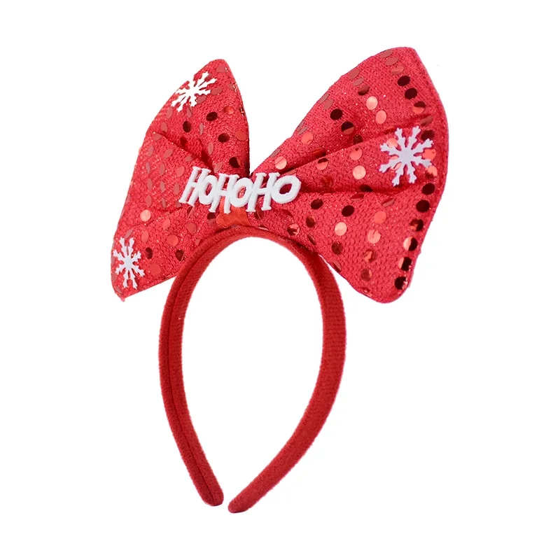 Christmas Headband Xmas Santa Claus Elk Xmax Tree Hair Accessories Merry Christmas Photo Prop Happy New Year