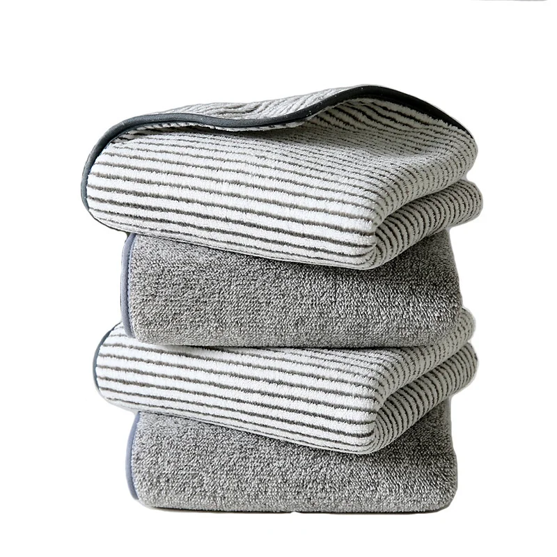 thicken Bamboo Charcoal Coral Velvet Bath Towel For Adult Soft Absorbent Quick-Drying Towel Home Bathroom Microfiber Towel Sets 5