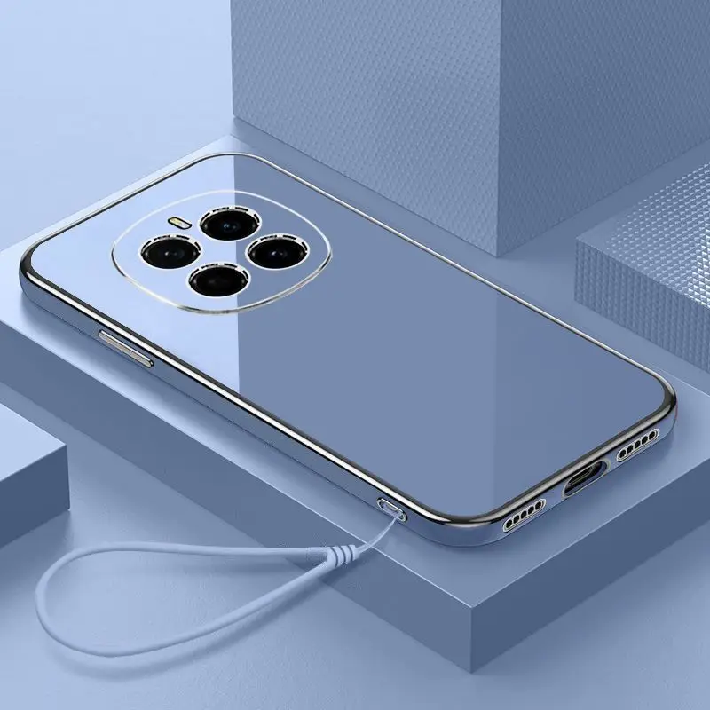 Luxury Square Plating Shockproof Phone Case