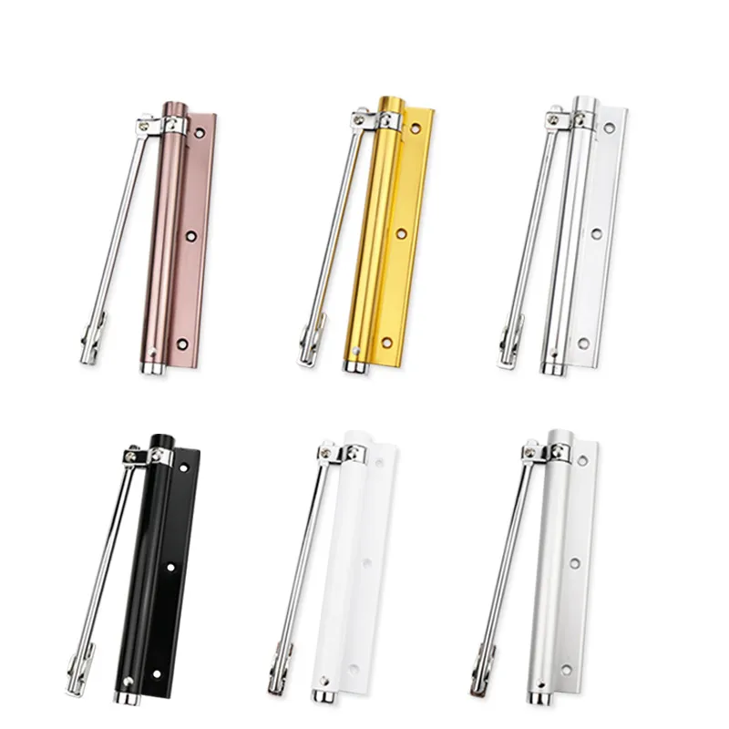Door Closer Single Spring Strength Adjustable Surface Mounted Mini Automatic Closing Fire Rated Door Hardware 180*165*53mm