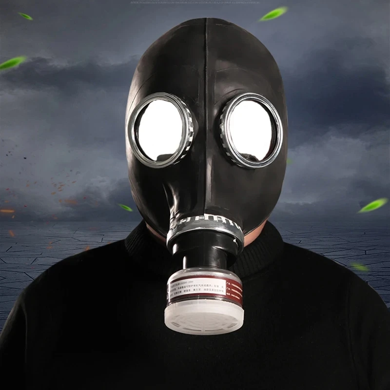 Máscara Respiratoria Integral ST-S100-3 Con Filtros - Protección Para Gases, Vapores Y Polvo (industria, Pintura)