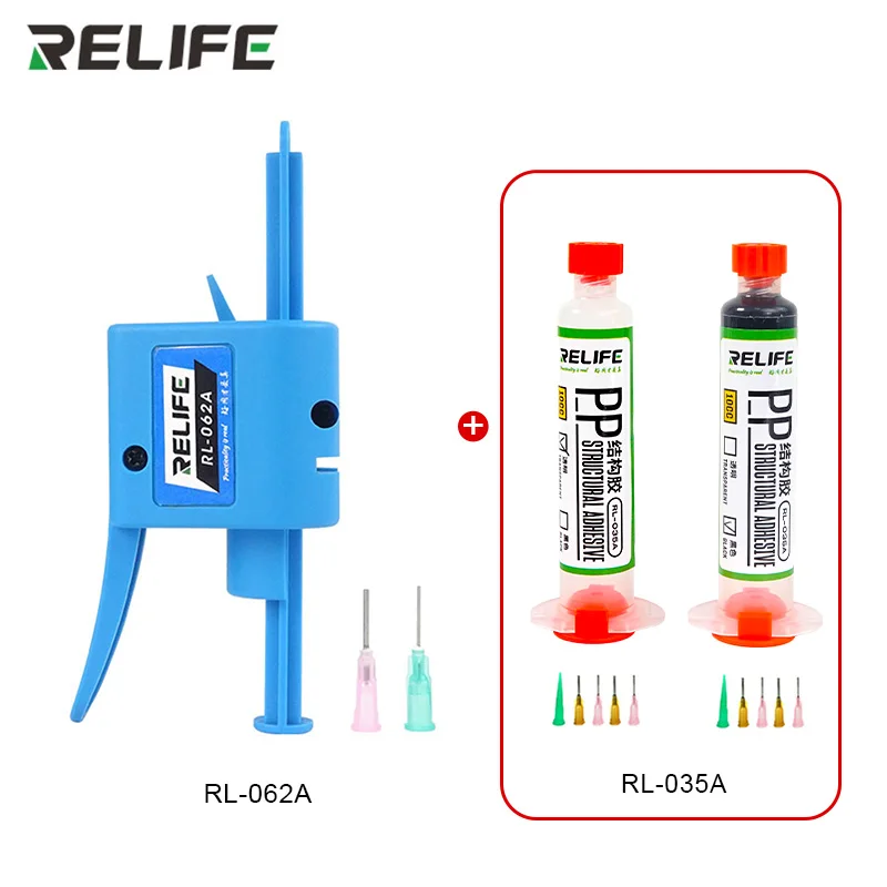 Universal Phone Middle Frame Bracket Back Cover Glue PUR Rework Cold Gel Single Liquid Glue Dispensing Gun Bracket bonding 10CC