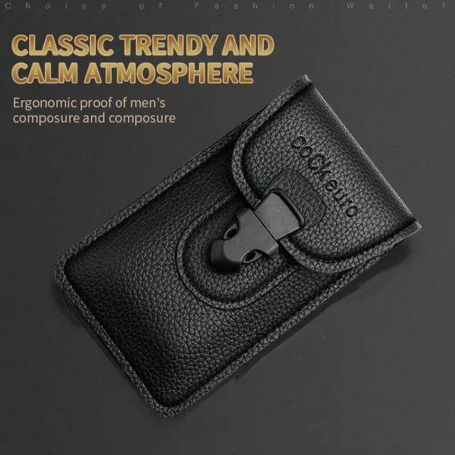 Phone Bag Mens Waist Bag Wallet Business Sports Casual Multifunctional Wearing Belt Mobile Phone Case Mini Small Bag