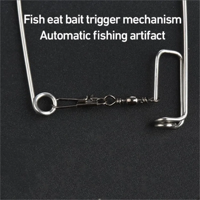 Automatic Fishing Device Stainless Steel Spring Loaded Speed Hook Ice Fishing  Automatic Hook Setter Fishing Hooks with Spring - AliExpress