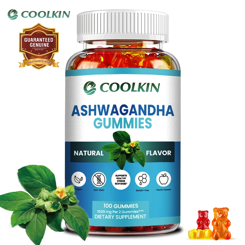 Ashwagandha Gummies-Natural Anxiety Relief Improves Mood Helps with Immunity and Thyroid Function Anti-anxiety ashwagandha supplement