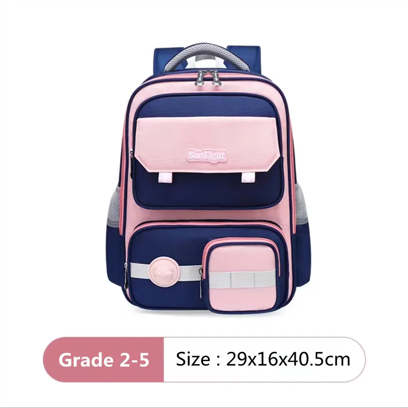 Sun Eight School Bags For Boys Girls Primary Student Shoulder Orthopedic Backpack Large Capacity Water Proof Grade 1-5 Mochila