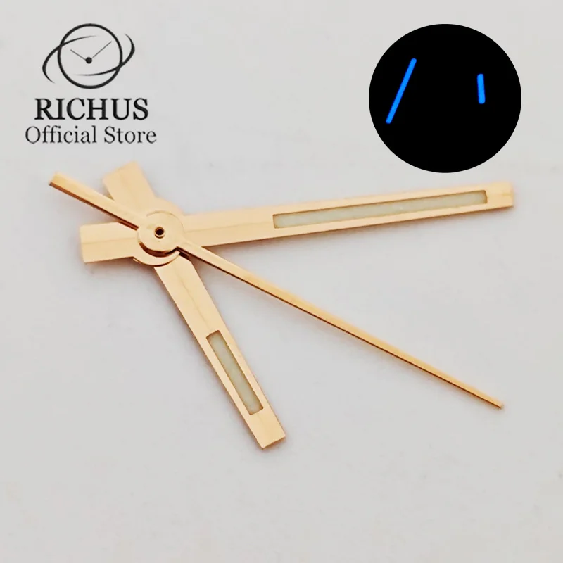 Richus himmelblau orange lila silbrig hände grün leuchtend fit nh35 nh36 eta2824 2836 miyota 8205 8215 821a dg2813 pt5000 movem – Detail 6