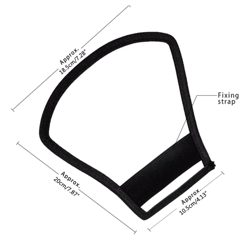 2-in-1 Camera Flash Reflector Double-sided Softbox Photo Flash Light Diffuser Light Panel For Most Brand Cameras