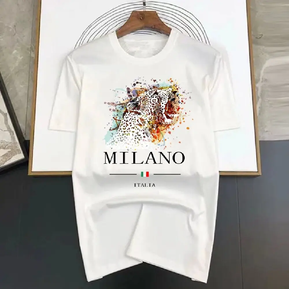 Marke Sommer O Buchstaben Druck Y2k T-shirt Kurzarm T-shirts Kleidung Lose Reine Baumwolle Weiche Tops Asiatische Größe_voghion.com