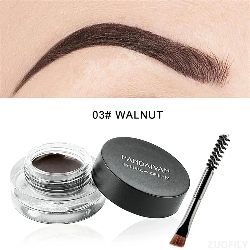 Vibrant Eyebrow Styling Gel - Waterproof & Long-Lasting with Brush