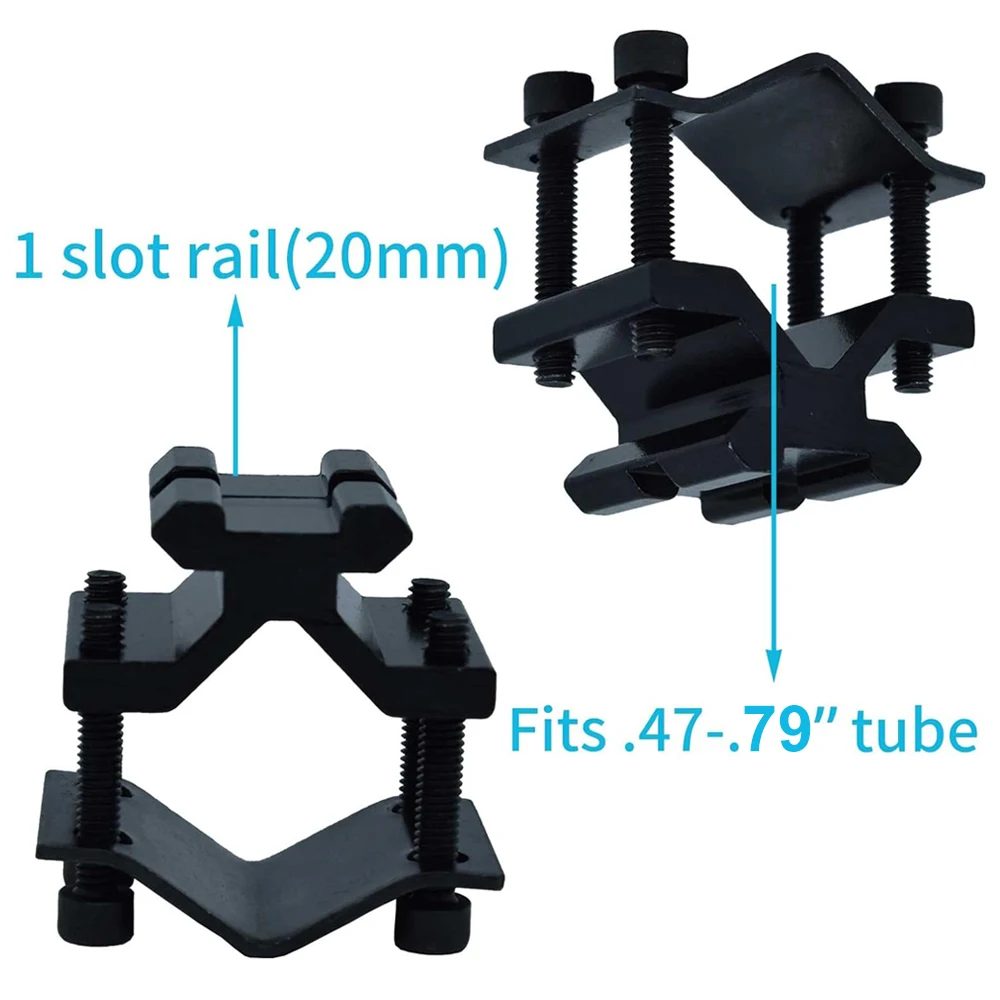 1PCS Flashlight Mount Laser Sight Mount Barrel Adapter Clip Hunting Accessories