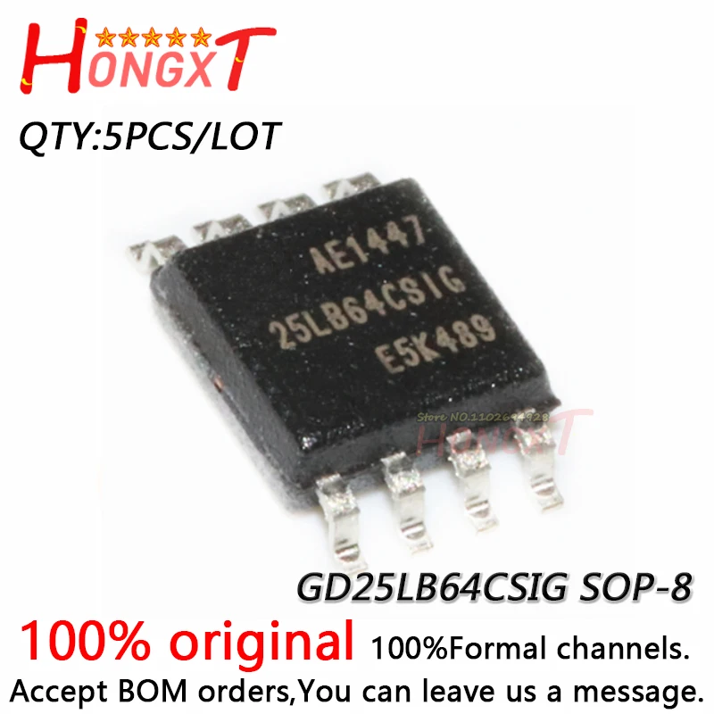 

5 шт. 100% Новинка 25LB64CSIG GD25LB64CSIG SOP-8.Chipset