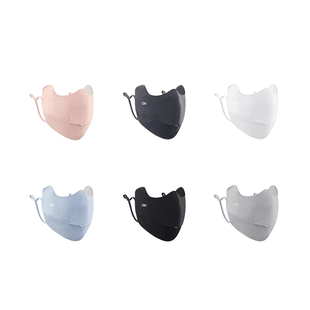 OhSunny Women Sun Protective Face Mask UPF 50+ Breathable Washable Quick Dry Canthus Protection For Outdoors Cycling