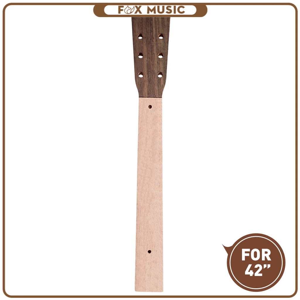 42 Inch Rosewood Guitar Neck For Acoustic Folk Guitar Neck Replacement Guitar Diy Accessories