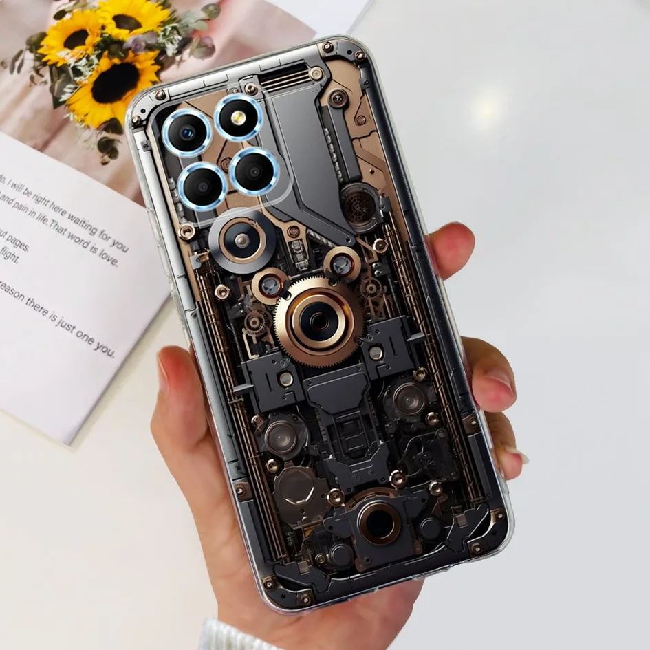 Fashion Butterfly Flower Soft Silicone Shockproof Phone Case Cover