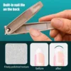 1PCS G36 PRO nail clippers high quality stainless steel nail clippers anti-splitting rotary type convenient quick sharp nail cli 6