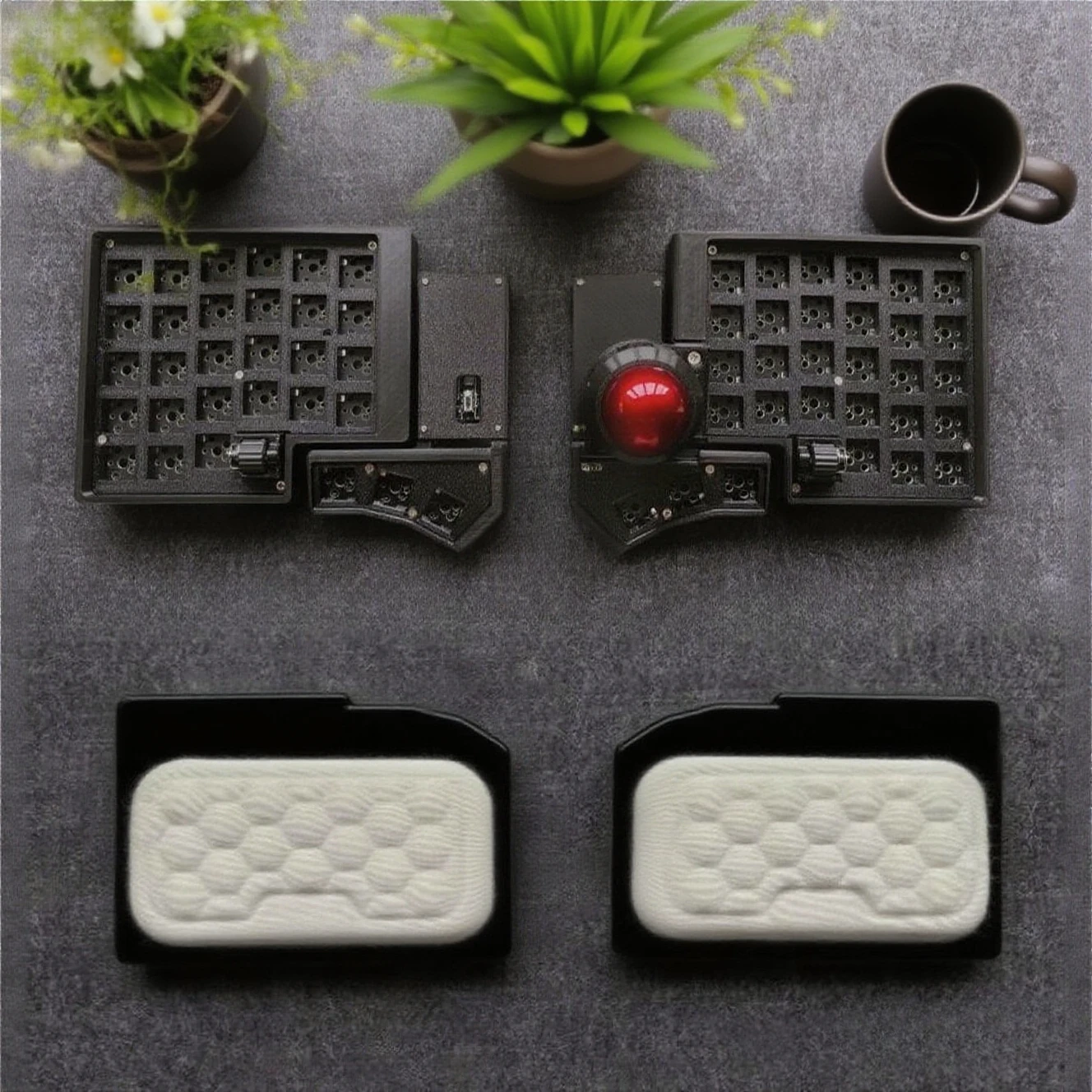 Crosses CCK-BALL スプリットキーボードワイヤレス Bluetooth トラック