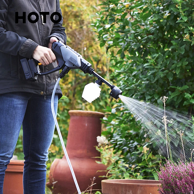 Hoto High Pressure Washer 20v Cordless Multifunction Nozzle Home