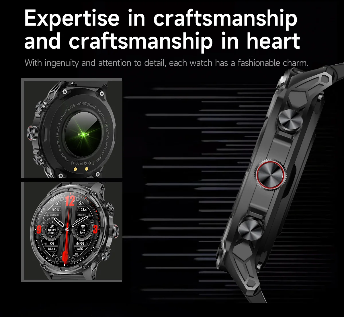 V99 SmartWatch 풀 터치 사용자 정의 다이얼 스마트 워치, 블루투스 통화, 앱 지지대 스마트 워치, 남녀공용, 1.85 인치 대형 컬러 스크린