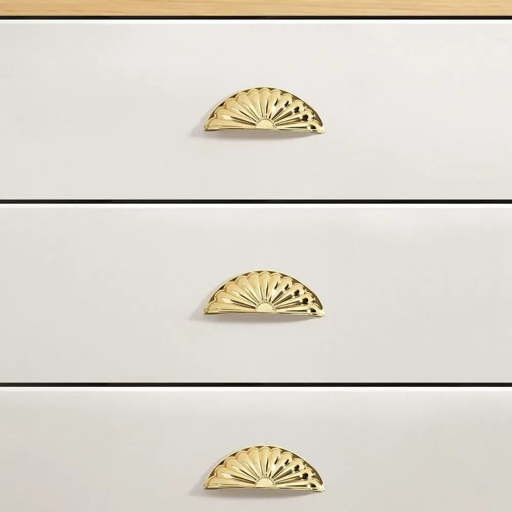 Description Picture 6 of itemNew Zinc Alloy Shell Cabinet Handle Multifunctional Furniture Furniture Knobs Hardware Shell Style Drawer Pull Handles Cupboard