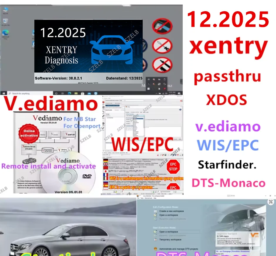 Xentry 2025.12 passthru / XDOS Full Version forMercedes-Benz