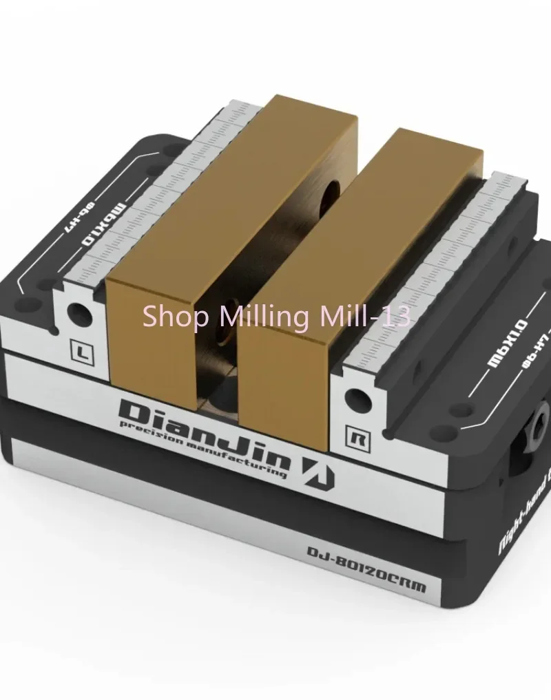 Four-Five-Axis Fixture Self-centering Vise 2-8 Inches DJ-6080H