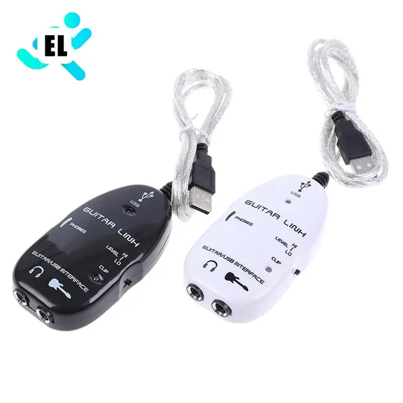 

Кабель для электрогитары, аудио USB-адаптер для интерфейса для ПК, аксессуары для записи музыки для гитаристов