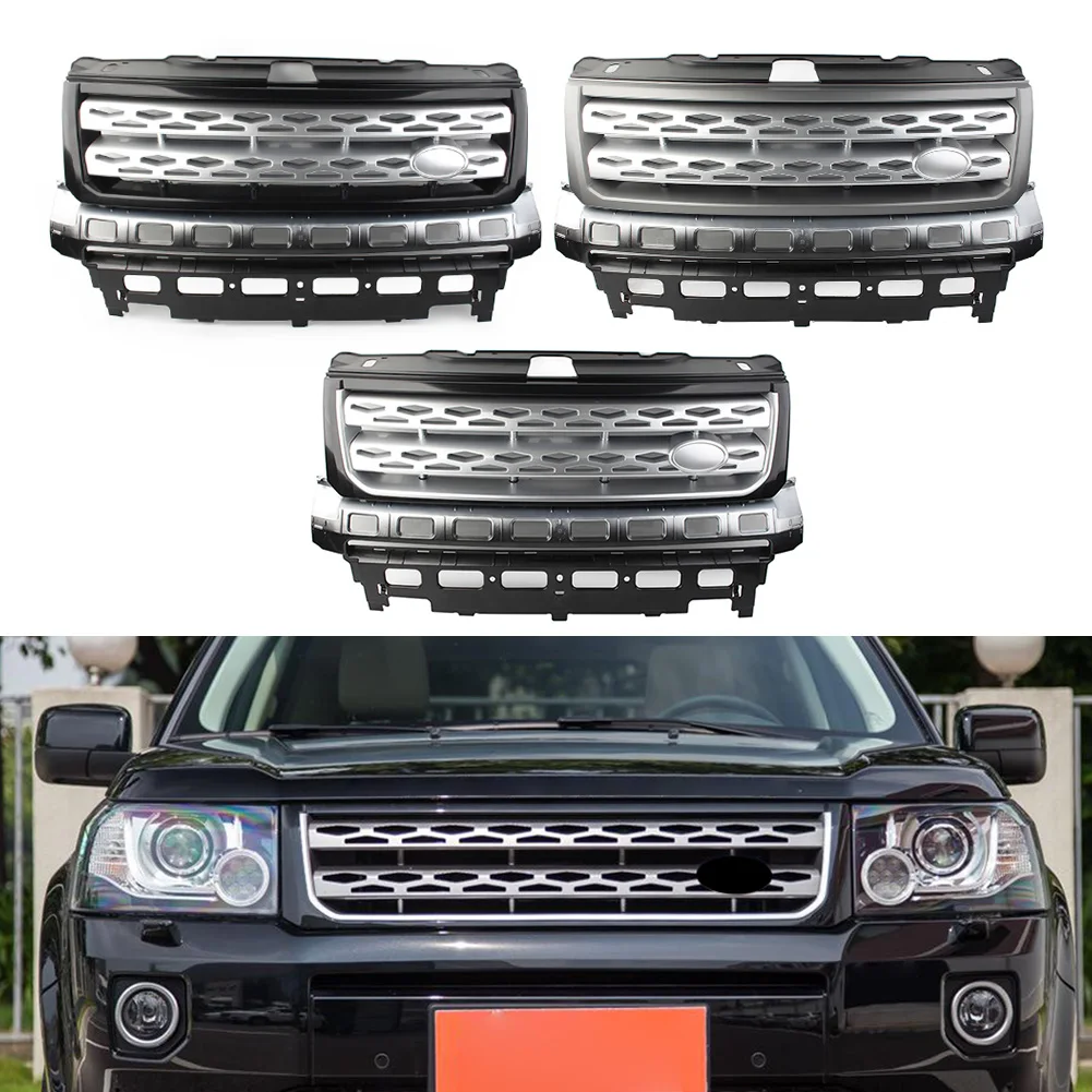 

ABS Front Grille Bumper Mesh Grill For Land Rover Freelander 2 LR2 2010 2011 2012 2013 2014 2015 2016 Car Accessories Parts