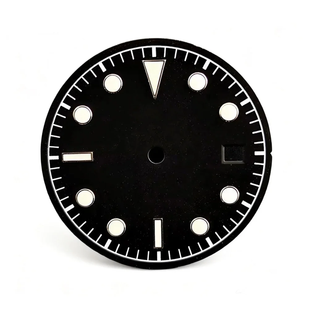 Sterile Black Dial with Single Calendar, 31mm Diameter