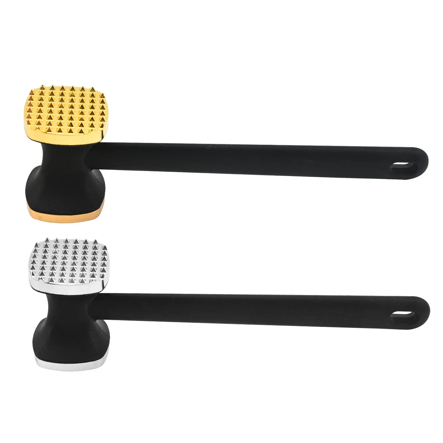 Dual-Sided Meat Tenderizer Hammer Heavy Duty Meat Pounder Non-Slip Handle Sturdy Mallet Masher Tenderizing Steak meat tenderizer,meat hammer