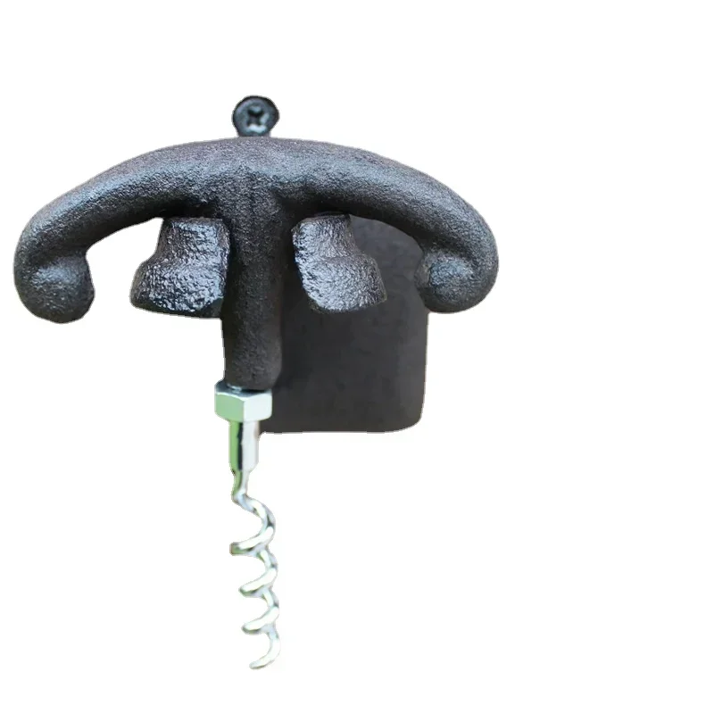 Cast Iron Red Wine Bottle Opener for Home Bar Decoration